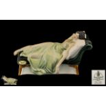 Royal Doulton Handpainted Porcelain Figure 'Sleeping Beauty' 3079. Designer A Hughes.
