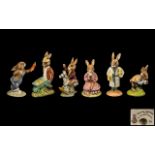 Royal Doulton Collection of Hand Painted Porcelain Bunnykins Figures ( 6 ) In Total.