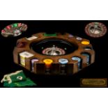 Gaming Interest - French Table Top Roulette Wheel By LANCEL Paris.