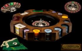 Gaming Interest - French Table Top Roulette Wheel By LANCEL Paris.