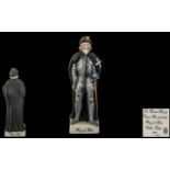 Beswick Scarce Ltd Edition Hand Painted Figure ' Knight of St.John ' Black and Grey. Model No 2181.