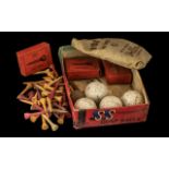 Golfing Interest Collection Of North British Scotland Golf Balls,