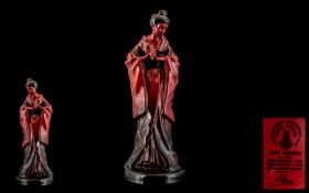 Royal Doulton - Ltd Edition Collectors Club Superb Quality Flambe Figure ' The Geisha ' HN 3239.
