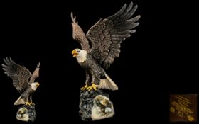 Limited Edition Eagle Figure by Canyon Guardian 'The Winged Protectors' Collection.