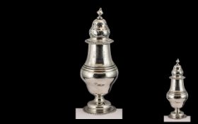 Sterling Silver Sugar Caster by Gerrards of London, Of Excellent Form / Design.