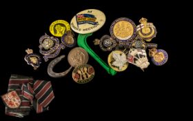 Collection of Enamel Badges including British Legion Women’s Section,