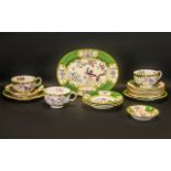 A Minton Part Teaset Pheasant Pattern no 4863.