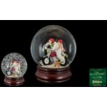 Coalport First Edition ' The Snowman Hand Painted Snow Globe ' Title ' Hold On Tight ' Date 2003.