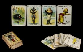 Pack of Vintage Cards for a Children's Game, issued by Longmans and Green,