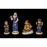 Goebel Collection of Hand Painted Figures ( 4 ) All 1st Quality and Mint Condition,