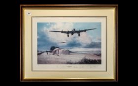 Aircraft Interest - Edmunds War Plane Limited Edition Signed Print 'Last Flight Home' by Robert