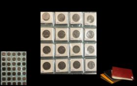 Three Coin Albums containing a mixed lot of pre-decimal mixed coins,