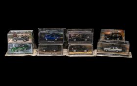 Collection of 007 Die Cast Model Cars, comprising Tomorrow Never Dies Range Rover; Quantum of Solace