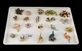 Great Collection of Brooches, In As New Condition / Never Used Condition.