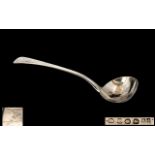 George III Old English Pattern Sterling Silver Ladle.