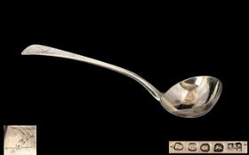 George III Old English Pattern Sterling Silver Ladle.