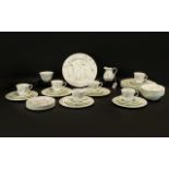 Wedgwood 'Campion' Tea/Dinner Part Set comprising six cups,