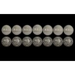 Austrian ' Philharmonic ' Collection of Six 1 oz Fine Silver .999, 1.50 Euro Coins.