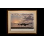 Aircraft Interest - Edmunds War Plane Limited Edition Signed Print 'Night Mission Ahead' by Keith