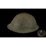 British Steel Helmet, turtle pattern, shell only.