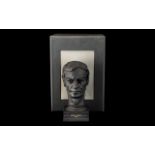 Wedgwood Black Limited Edition Basalt Bust of Lester Piggott,