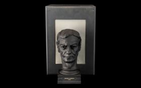 Wedgwood Black Limited Edition Basalt Bust of Lester Piggott,