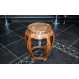 Antique Chinese Barrel Stool of fine qua