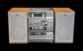 Sony CD/Cassette/Radio Player with two s