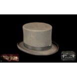 Gentleman's Grey Top Hat by Young's Form