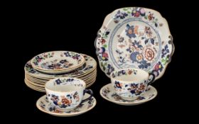 Mason's Ironstone Part Dinner Set, Paten