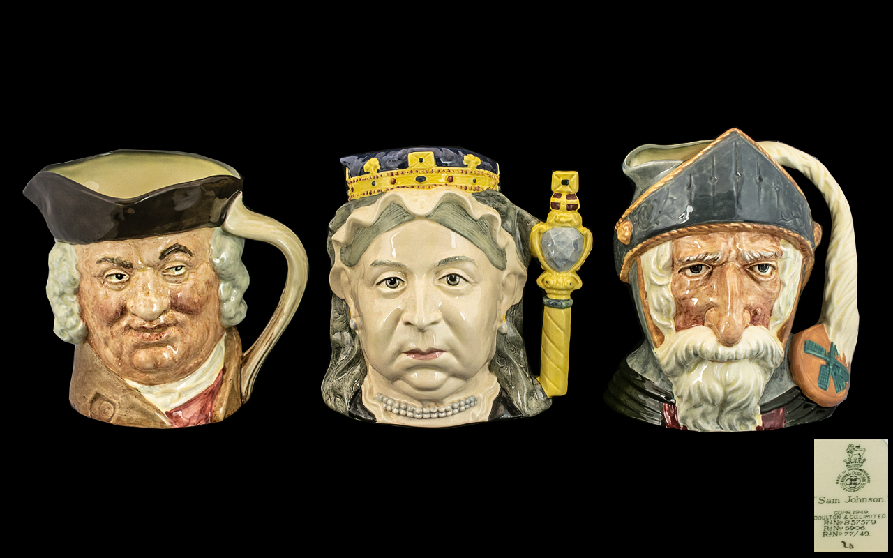 Royal Doulton Handpainted Character Jugs