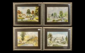 Collection of Four Pilkington Watercolours depicting scenes of the Lake District,