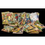 Collection of 200+ Marvel Comics, including Captain Marvel, Warlock, Spiderman, Kid Colt,
