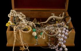 Box of Mixed Costume Jewellery