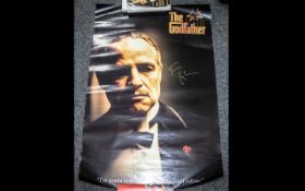 The Godfather Promo Maxi Poster Signed By Francis Ford Coppolla.