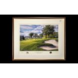Golfing Interest - Limited Edition Print of Oakland Hills Country Club 18th Hole. No 714/995, signed