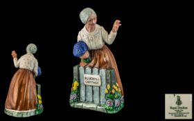 Royal Doulton Hand Painted Porcelain Figure ' Thank You ' Bluebell Cottage HN2732. Designer W.K.