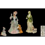 Royal Doulton Hand Painted Porcelain Figures ( 2 ) In Total. Comprises 1/ ' Loyal Friend ' HN3358.