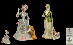 Royal Doulton Hand Painted Porcelain Figures ( 2 ) In Total. Comprises 1/ ' Loyal Friend ' HN3358.