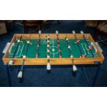 French Vintage Football Game, fitted with a metal fold-down frame. Size 38" long x 18" wide.