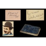 Autograph Pocket Book With Blackpool Circus, Theatre and Football Interest including Max Wall 1947,