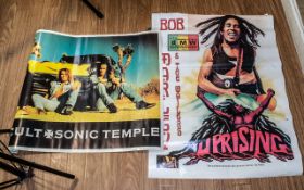 The Cult 'Sonic - Temple' Poster, unframed, 35 inches (87.5cms) x 25 inches (62.5cms), and Bob