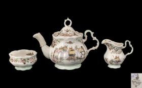 Royal Doulton 'Bramley Hedge' Tea Set, comprising a Tea Pot, Sugar Bowl and Milk Jug,