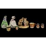 Collection of Miniature Porcelain Figures 8 in total.