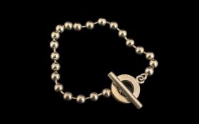 Gucci Silver Bauble Bracelet, full hallmarked, impressed Gucci Made in Italy.