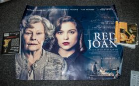 Judy Dench Red Joan Quad Poster Cast & Director Signed This is something special,