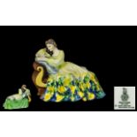 Royal Doulton Hand Painted Porcelain Figure ' Solitude ' HN2810. Designer M. Davies.