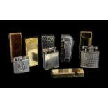 Good Collection of Vintage Lighters comprising Ronson, Roller Beacon, etc. 9 in total.