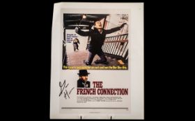 Gene Hackman The French Connection Rare Poster Book Page Proof Signed This item is very special