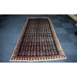 Vintage Blue Group Persian Surok Runner. All over design, please see images.